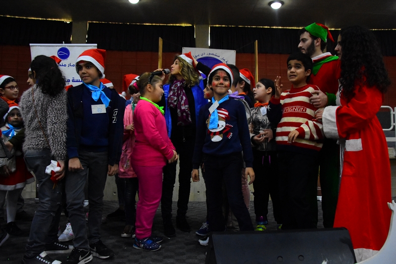 Saint Vincent de paul celebrating Christmas at Jesus & Mary school